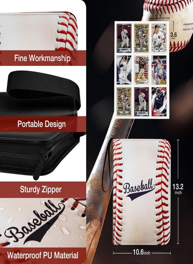 RONMONG Baseball Card Binder,2024-2025 Sports Trading Card with Sleeves Holder Album,990 Pockets Baseball Card Holder Sheets Display Storage Protectors for Collectors Boys and Girls Gift - Image 2